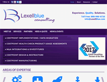 Tablet Screenshot of lexellblue.com